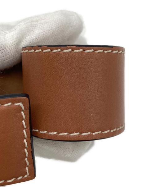 LOEWE（ロエベ）LOEWE (ロエベ) アナグラムスラップブレスレット ブラウンの古着・服飾アイテム