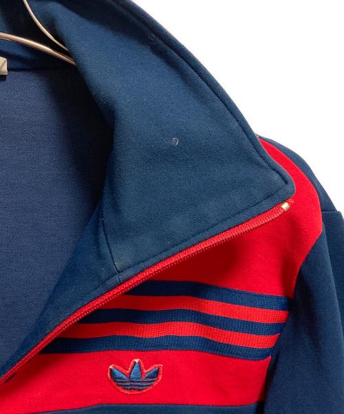 adidas（アディダス）adidas (アディダス) トラックジャケット ネイビー×レッド サイズ:3の古着・服飾アイテム