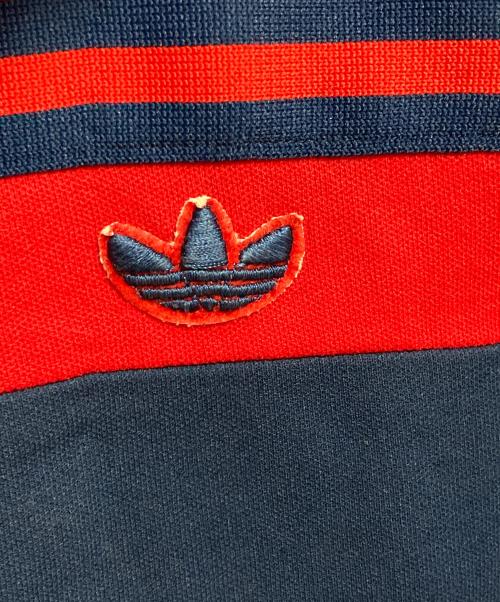 adidas（アディダス）adidas (アディダス) トラックジャケット ネイビー×レッド サイズ:3の古着・服飾アイテム