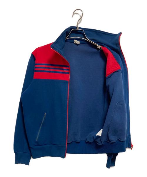 adidas（アディダス）adidas (アディダス) トラックジャケット ネイビー×レッド サイズ:3の古着・服飾アイテム