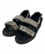 TOGA PULLAトーガ プルラ）の古着「Metal Sneakers Sandal」｜ブラック