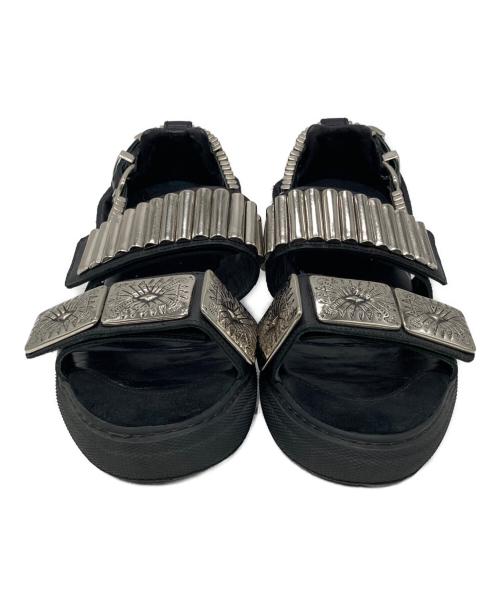 TOGA PULLA（トーガ プルラ）TOGA PULLA (トーガ プルラ) Metal Sneakers Sandal ブラック サイズ:36の古着・服飾アイテム