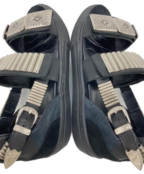 TOGA PULLA（トーガ プルラ）TOGA PULLA (トーガ プルラ) Metal Sneakers Sandal ブラック サイズ:36の古着・服飾アイテム