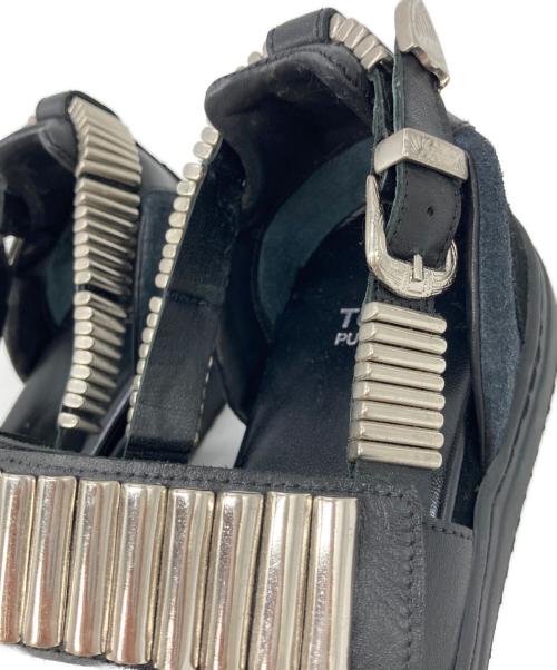 TOGA PULLA（トーガ プルラ）TOGA PULLA (トーガ プルラ) Metal Sneakers Sandal ブラック サイズ:36の古着・服飾アイテム