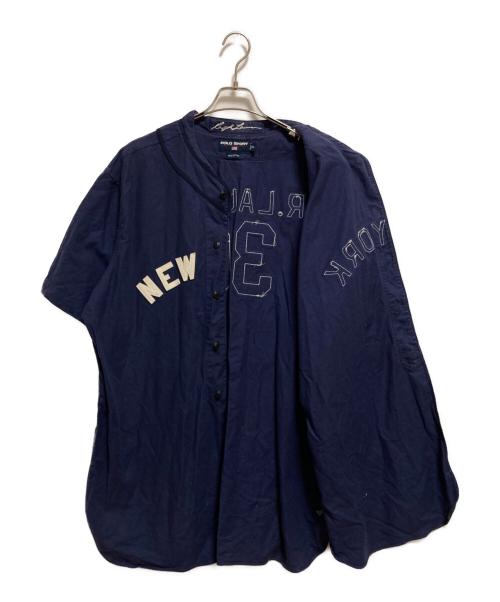 POLO SPORT（ポロスポーツ）POLO SPORT (ポロスポーツ) ベースボールシャツ ネイビー サイズ:XLの古着・服飾アイテム