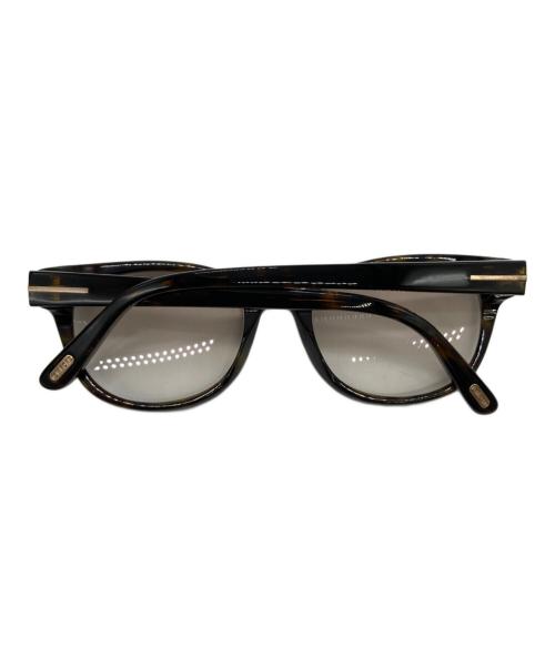 TOM FORD（トムフォード）TOM FORD (トムフォード) ウェリントンセルフレームサングラス ブラウン サイズ:51□19 140の古着・服飾アイテム