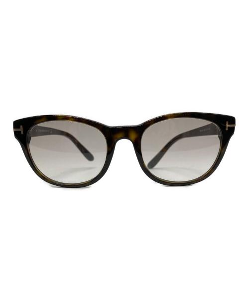 TOM FORD（トムフォード）TOM FORD (トムフォード) ウェリントンセルフレームサングラス ブラウン サイズ:51□19 140の古着・服飾アイテム