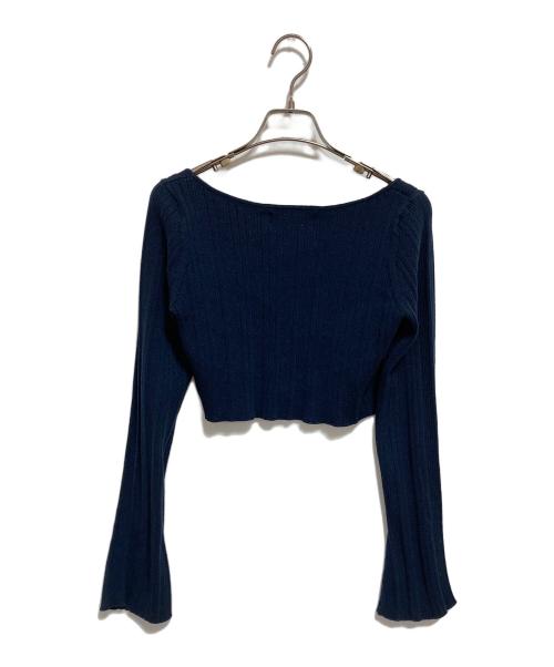 Lily Brown（リリーブラウン）Lily Brown (リリーブラウン) ニットカーデセットキャミワンピース ネイビー サイズ:Sの古着・服飾アイテム