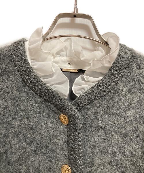 Snidel（スナイデル）Snidel (スナイデル) ファーライクニットジャケット グレー サイズ:FREEの古着・服飾アイテム
