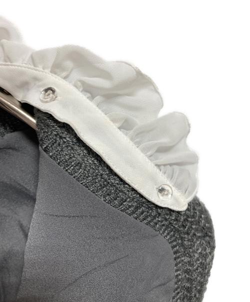 Snidel（スナイデル）Snidel (スナイデル) ファーライクニットジャケット グレー サイズ:FREEの古着・服飾アイテム