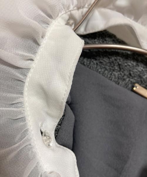 Snidel（スナイデル）Snidel (スナイデル) ファーライクニットジャケット グレー サイズ:FREEの古着・服飾アイテム