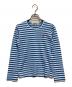 PLAY COMME des GARCONS（プレイコムデギャルソン）の古着「長袖ボーダーTシャツ」｜ブルー×ホワイト