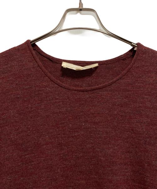 COMME des GARCONS SHIRT（コムデギャルソンシャツ）COMME des GARCONS SHIRT (コムデギャルソンシャツ) ラインニット ボルドー サイズ:Mの古着・服飾アイテム