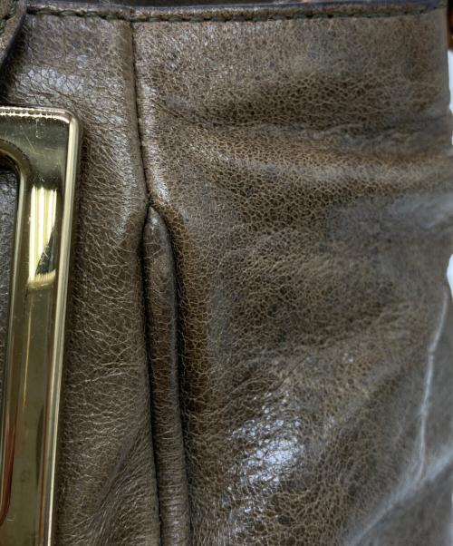Chloe（クロエ）Chloe (クロエ) エテル 2WAYショルダーバッグ ブラウンの古着・服飾アイテム