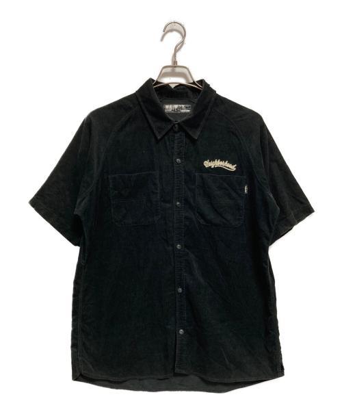 NEIGHBORHOOD（ネイバーフッド）NEIGHBORHOOD (ネイバーフッド) コーデュロイ半袖シャツ ブラック サイズ:不明の古着・服飾アイテム