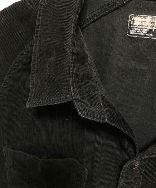 NEIGHBORHOOD（ネイバーフッド）NEIGHBORHOOD (ネイバーフッド) コーデュロイ半袖シャツ ブラック サイズ:不明の古着・服飾アイテム