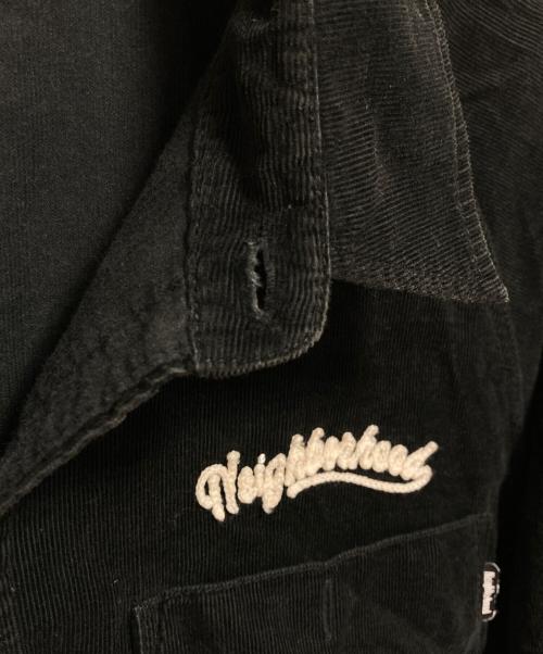 NEIGHBORHOOD（ネイバーフッド）NEIGHBORHOOD (ネイバーフッド) コーデュロイ半袖シャツ ブラック サイズ:不明の古着・服飾アイテム