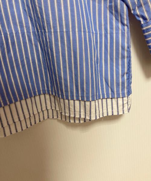 SLOBE IENA（スローブ イエナ）SLOBE IENA (スローブ イエナ) ストライプレイヤーシャツ ブルー サイズ:不明の古着・服飾アイテム