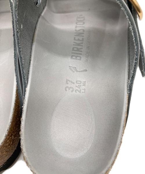 BIRKENSTOCK（ビルケンシュトック）BIRKENSTOCK (ビルケンシュトック) ARIZONA BIG BUCKLE HEX グレー サイズ:24の古着・服飾アイテム