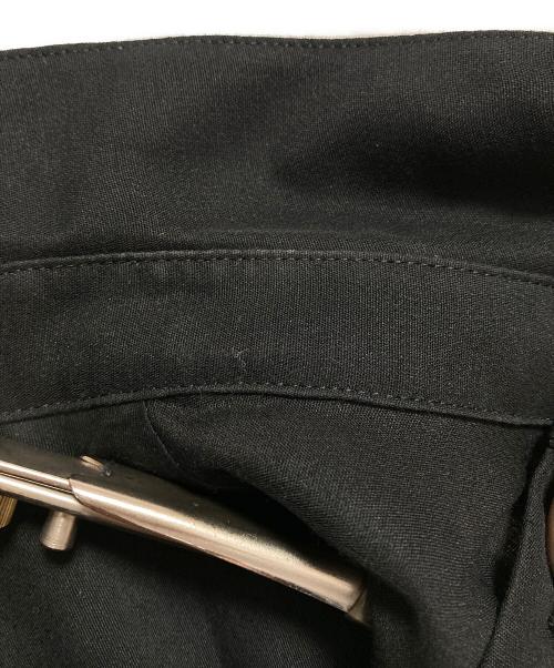 Demi-Luxe Beams（デミルクス ビームス）Demi-Luxe BEAMS (デミルクス ビームス) ダブルクロス ヒヨク シャツワンピース ブラック サイズ:36の古着・服飾アイテム