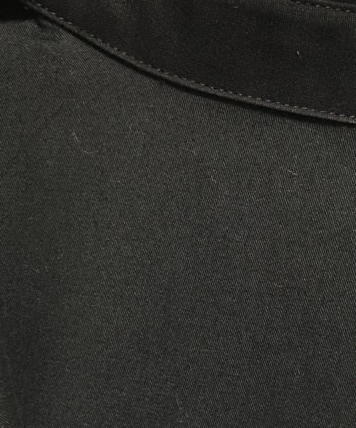 Demi-Luxe Beams（デミルクス ビームス）Demi-Luxe BEAMS (デミルクス ビームス) ダブルクロス ヒヨク シャツワンピース ブラック サイズ:36の古着・服飾アイテム