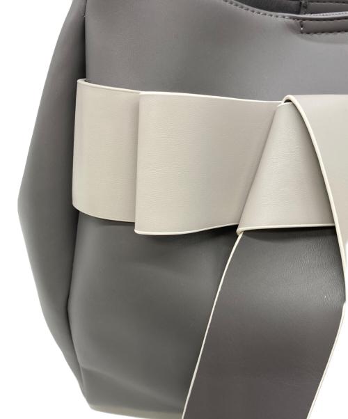 RANDA（ランダ）RANDA (ランダ) リボントートバッグ グレーの古着・服飾アイテム