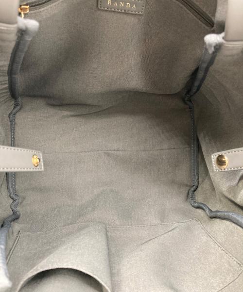 RANDA（ランダ）RANDA (ランダ) リボントートバッグ グレーの古着・服飾アイテム