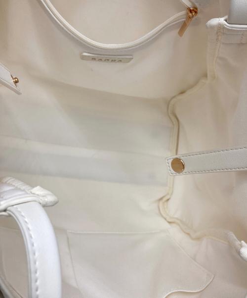 RANDA（ランダ）RANDA (ランダ) リボントートバッグ アイボリーの古着・服飾アイテム