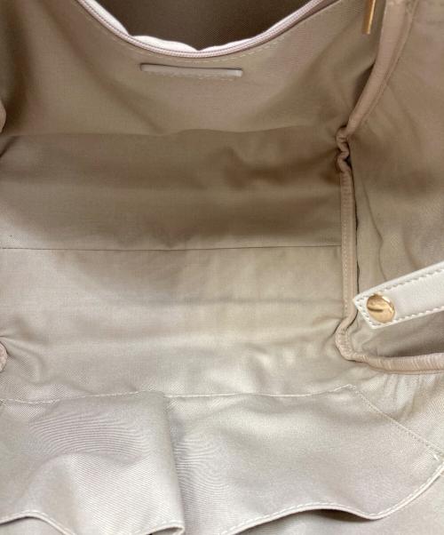 RANDA（ランダ）RANDA (ランダ) リボントートバッグ ベージュの古着・服飾アイテム