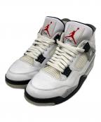 NIKEナイキ）の古着「Air Jordan 4 Retro」｜ホワイト
