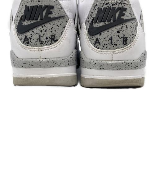 NIKE（ナイキ）NIKE (ナイキ) Air Jordan 4 Retro ホワイト サイズ:27の古着・服飾アイテム