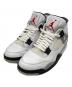 NIKE（ナイキ）の古着「Air Jordan 4 Retro」｜ホワイト