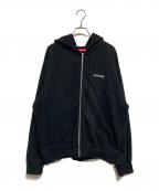 SUPREMEシュプリーム）の古着「IDGAF Zip Up Hooded Sweatshirt」｜ブラック