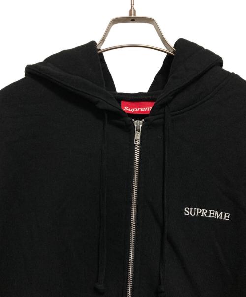 SUPREME（シュプリーム）SUPREME (シュプリーム) IDGAF Zip Up Hooded Sweatshirt ブラック サイズ:Mの古着・服飾アイテム