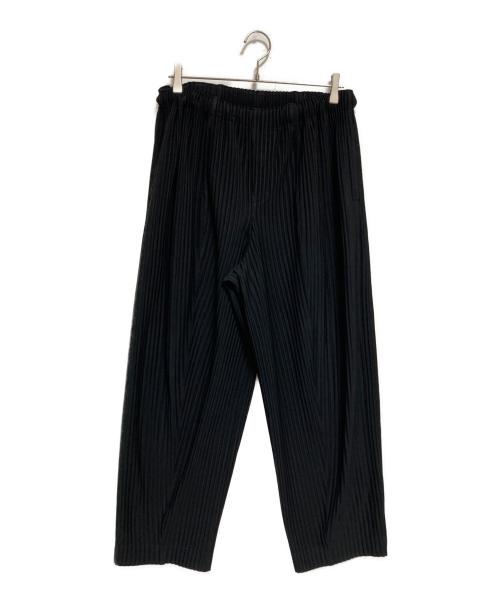 HOMME PLISSE ISSEY MIYAKE（オム プリッセ イッセイ ミヤケ）HOMME PLISSE ISSEY MIYAKE (オム プリッセ イッセイ ミヤケ) プリーツパンツ ブラック サイズ:2の古着・服飾アイテム
