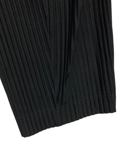 HOMME PLISSE ISSEY MIYAKE（オム プリッセ イッセイ ミヤケ）HOMME PLISSE ISSEY MIYAKE (オム プリッセ イッセイ ミヤケ) プリーツパンツ ブラック サイズ:2の古着・服飾アイテム