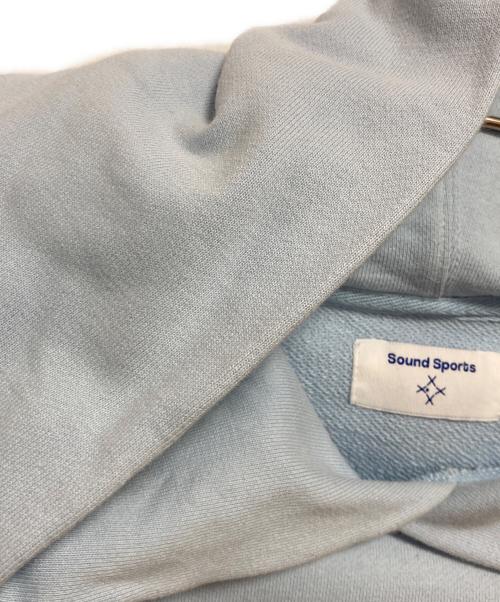 sound sports（サウンドスポーツ）sound sports (サウンドスポーツ) プルオーバーパーカー ブルー サイズ:Mの古着・服飾アイテム