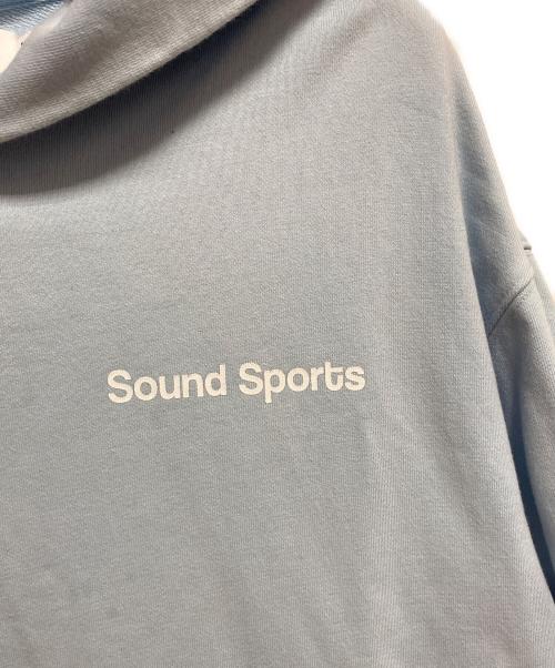 sound sports（サウンドスポーツ）sound sports (サウンドスポーツ) プルオーバーパーカー ブルー サイズ:Mの古着・服飾アイテム