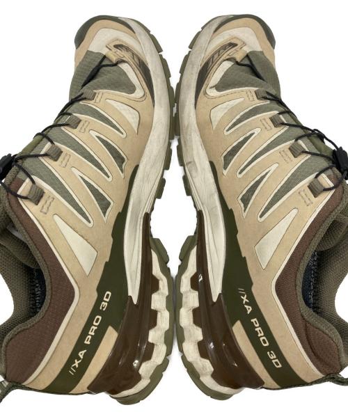 SALOMON（サロモン）SALOMON (サロモン) XA PRO 3D V9 ベージュ×グリーン サイズ:26の古着・服飾アイテム