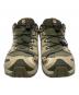 中古・古着 SALOMON (サロモン) XA PRO 3D V9 ベージュ×グリーン サイズ:26：12000円