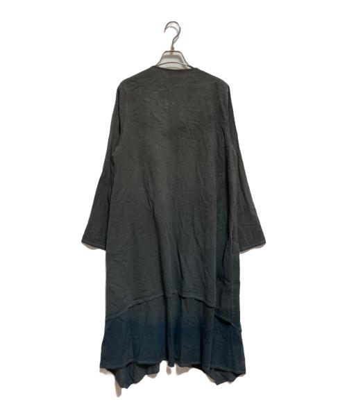IROFUSI（イロフシ）IROFUSI (イロフシ) グラデロングカーディガン グレー サイズ:-の古着・服飾アイテム