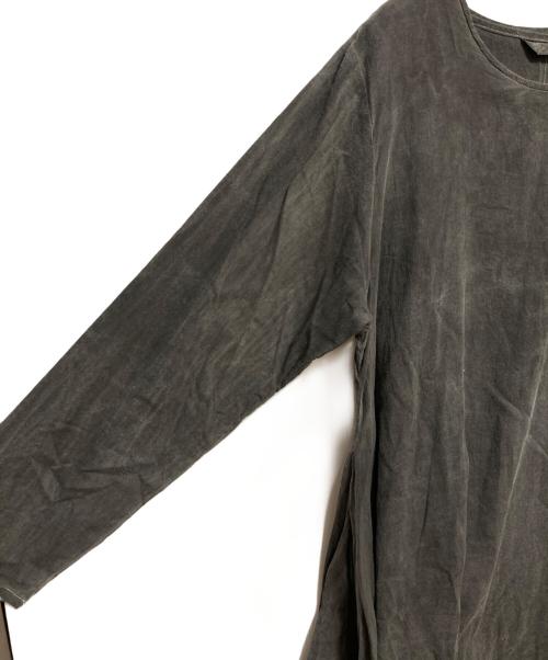 IROFUSI（イロフシ）IROFUSI (イロフシ) コットンレイヤードワンピース グレー サイズ:-の古着・服飾アイテム