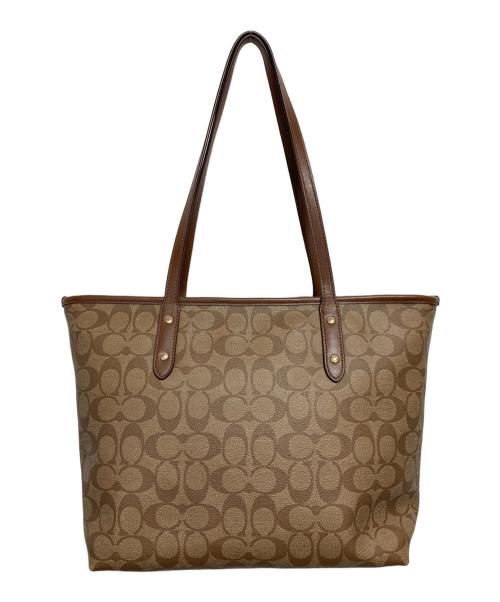 COACH（コーチ）COACH (コーチ) トートバッグ ベージュの古着・服飾アイテム