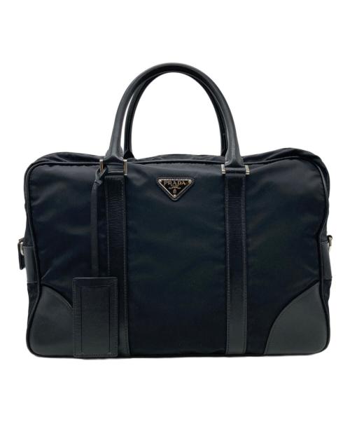 PRADA（プラダ）PRADA (プラダ) ナイロンブリーフケース ブラックの古着・服飾アイテム