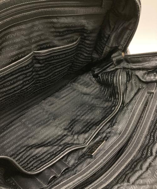 PRADA（プラダ）PRADA (プラダ) ナイロンブリーフケース ブラックの古着・服飾アイテム