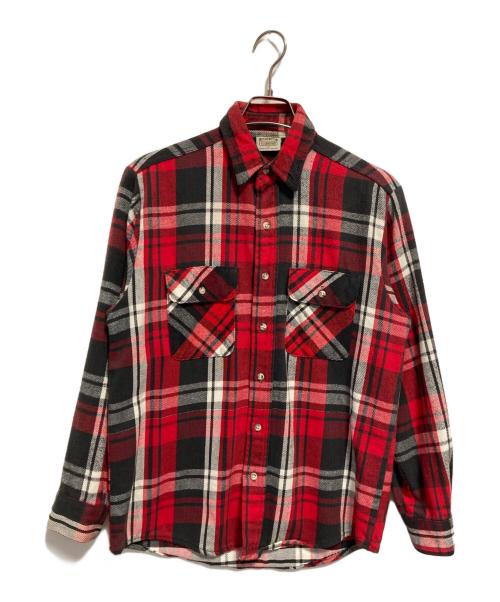 FIVE BROTHER（ファイブブラザー）FIVE BROTHER (ファイブブラザー) ネルシャツ レッド×ブラック サイズ:Mの古着・服飾アイテム