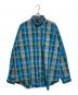 THE NORTH FACE（ザ ノース フェイス）の古着「L/S MADRAS SHIRT」｜ブルー×グリーン