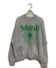 Mardi Mercredi（マルディメクルディ）の古着「フラワープリントスウェット」｜グレー