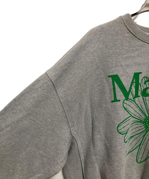 Mardi Mercredi（マルディメクルディ）MARDI MERCREDI (マルディメクルディ) フラワープリントスウェット グレー サイズ:FREEの古着・服飾アイテム