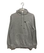 stussy×YO! MTV Rapsステューシー×）の古着「プルオーバーパーカー」｜グレー